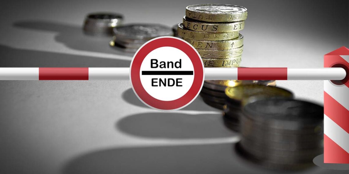 Erhöhung der Bandendgrenzen